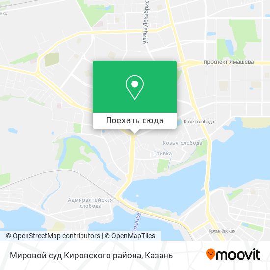 Карта Мировой суд Кировского района