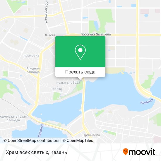 Карта Храм всех святых
