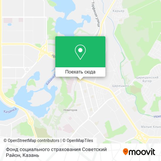 Карта Фонд социального страхования Советский Район