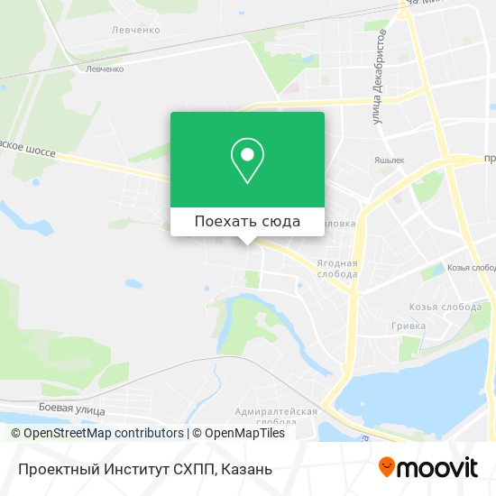 Карта Проектный Институт СХПП