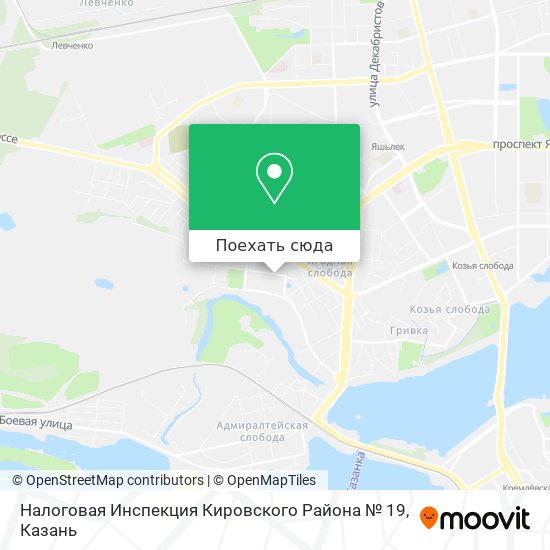 Карта Налоговая Инспекция Кировского Района № 19