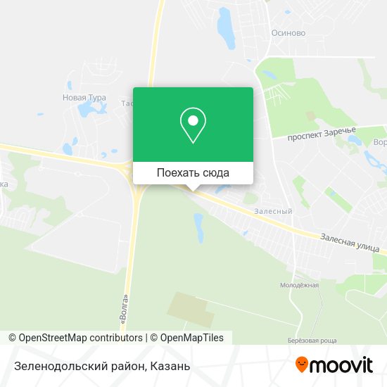Карта Зеленодольский район