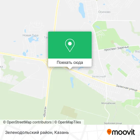 Карта Зеленодольский район