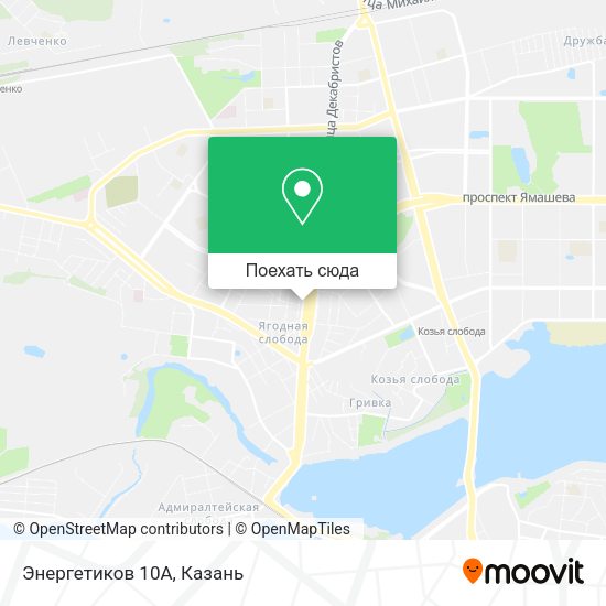 Карта Энергетиков 10А