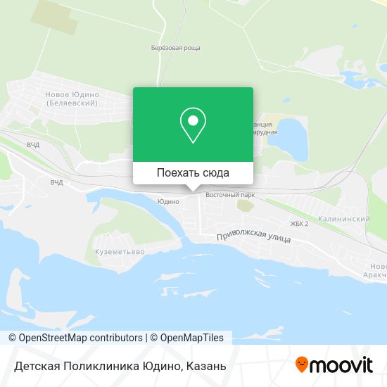 Карта Детская Поликлиника Юдино