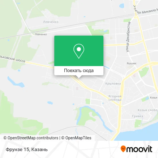 Карта Фрунзе 15