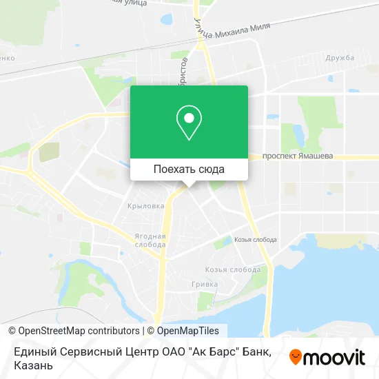 Карта Единый Сервисный Центр ОАО "Ак Барс" Банк