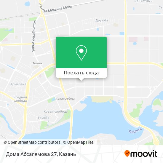 Карта Дома Абсалямова 27