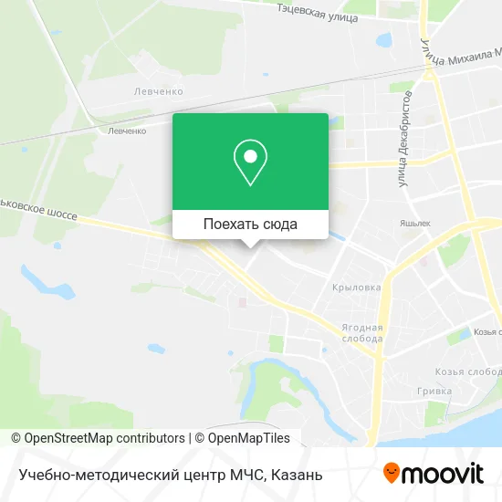 Карта Учебно-методический центр МЧС