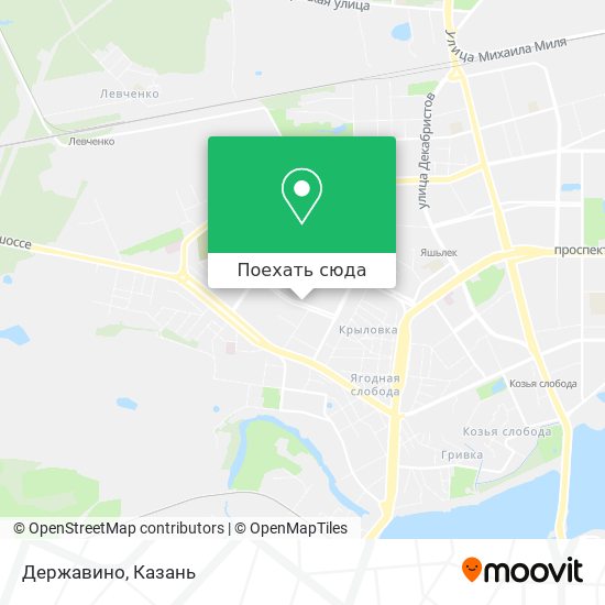 Карта Державино