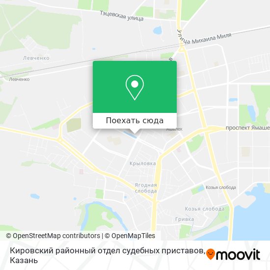 Карта Кировский районный отдел судебных приставов
