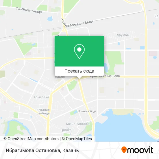 Карта Ибрагимова Остановка
