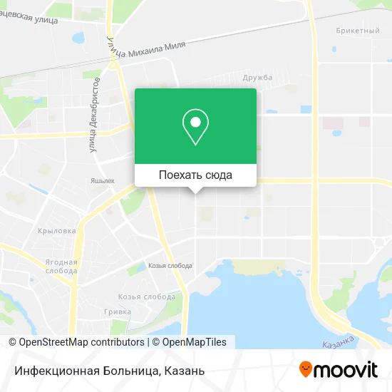 Карта Инфекционная Больница