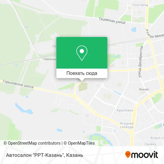 Карта Автосалон "РРТ-Казань"