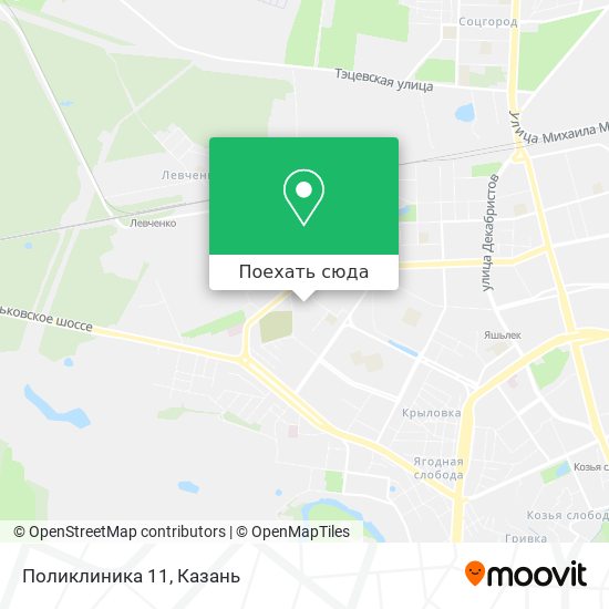 Карта Поликлиника 11