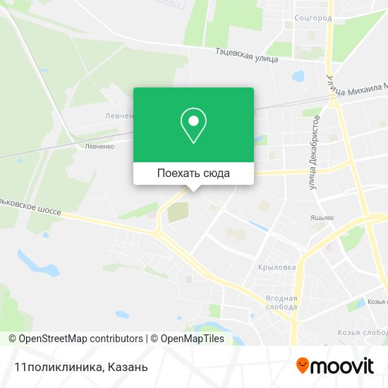 Карта 11поликлиника