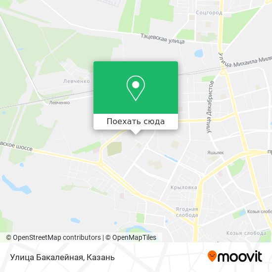Карта Улица Бакалейная