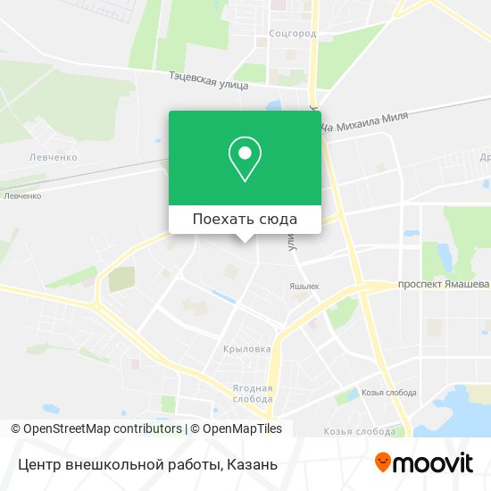 Карта Центр внешкольной работы