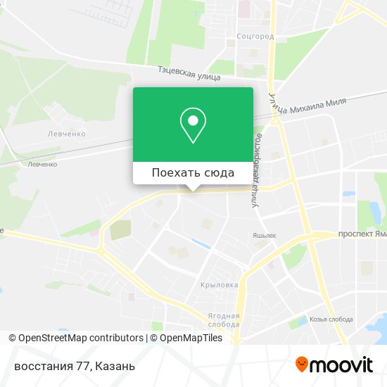 Карта восстания 77