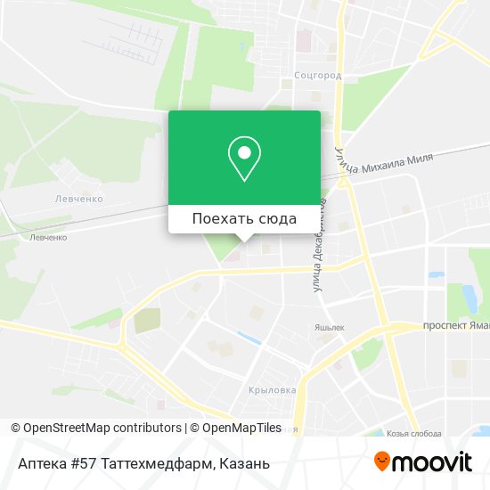 Карта Аптека #57 Таттехмедфарм