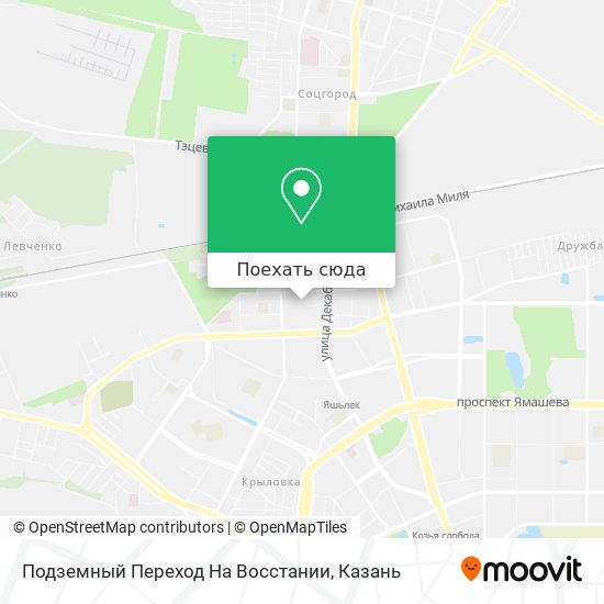 Карта Подземный Переход На Восстании