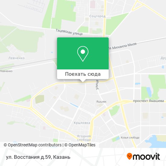 Карта ул. Восстания д.59