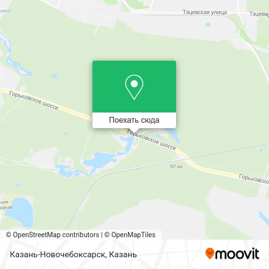 Карта Казань-Новочебоксарск