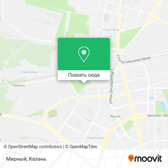 Карта Мирный