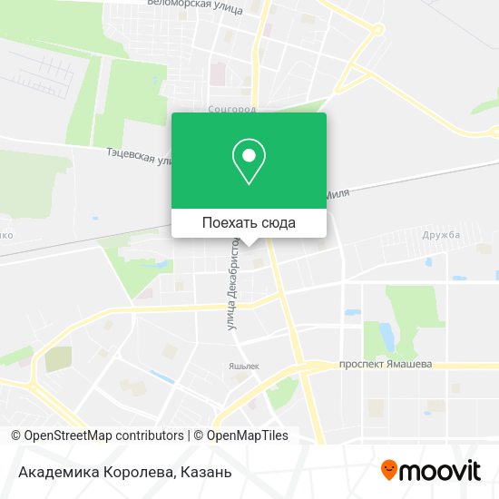 Карта Академика Королева