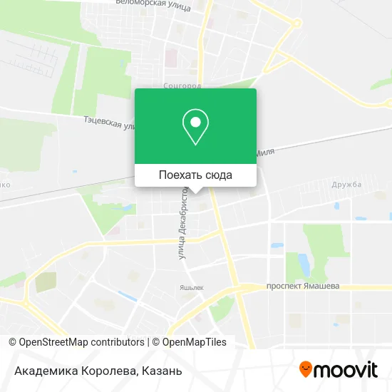Карта Академика Королева