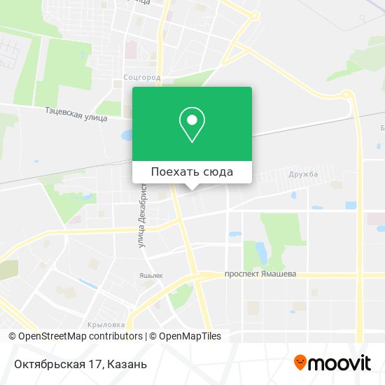 Карта Октябрьская 17