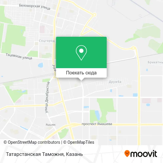 Карта Татарстанская Таможня