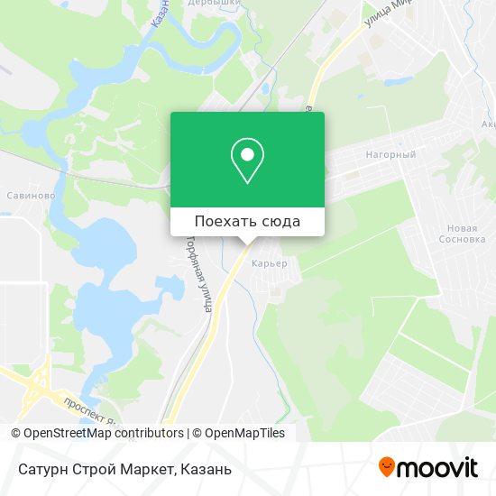 Карта Сатурн Строй Маркет