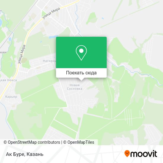 Карта Ак Буре
