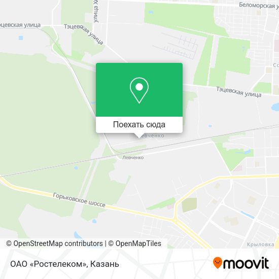 Карта ОАО «Ростелеком»
