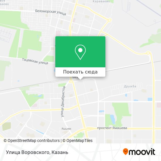 Карта Улица Воровского