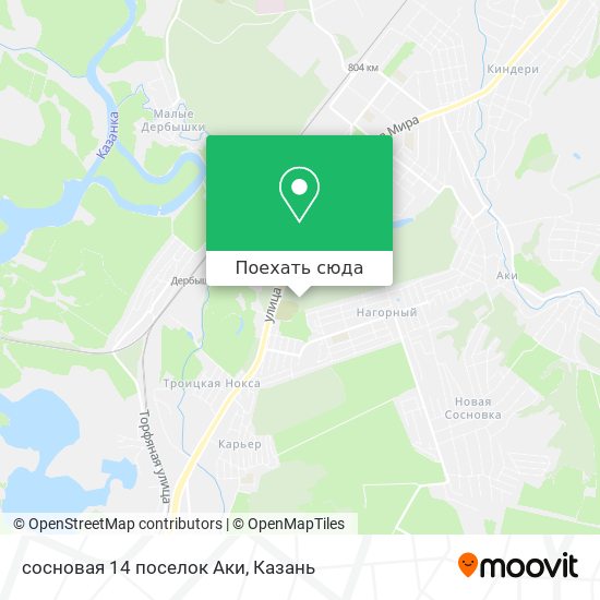 Карта сосновая 14 поселок Аки