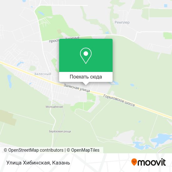 Карта Улица Хибинская