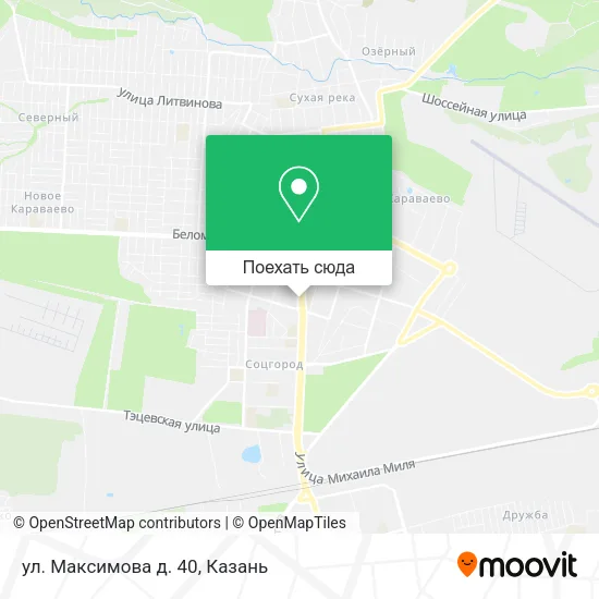 Карта ул. Максимова д. 40