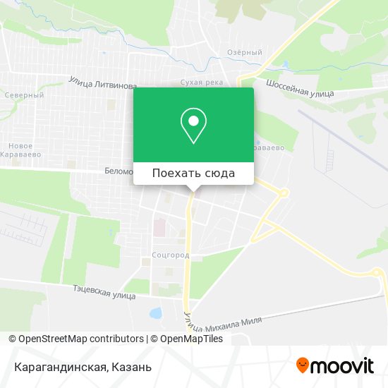 Карта Карагандинская