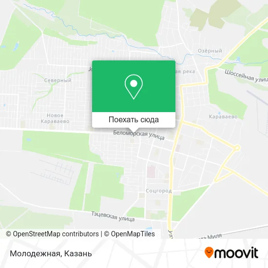 Карта Молодежная
