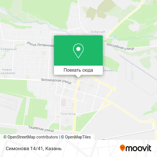Карта Симонова 14/41