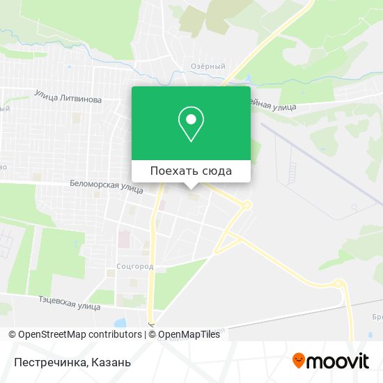 Карта Пестречинка