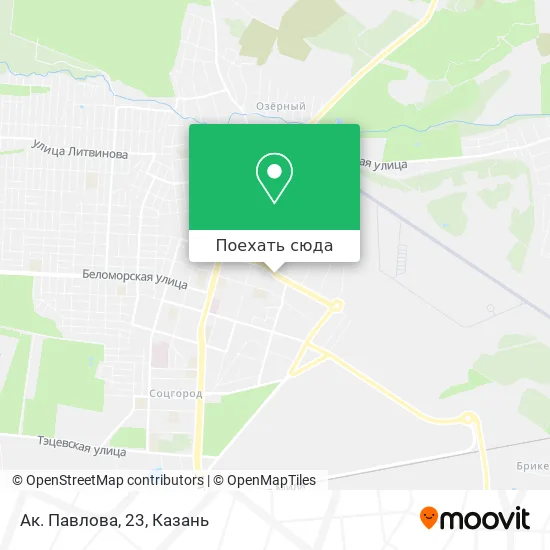 Карта Ак. Павлова, 23