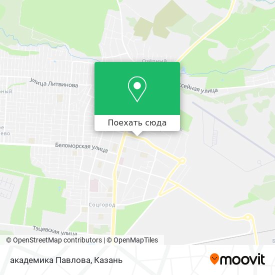 Карта академика Павлова