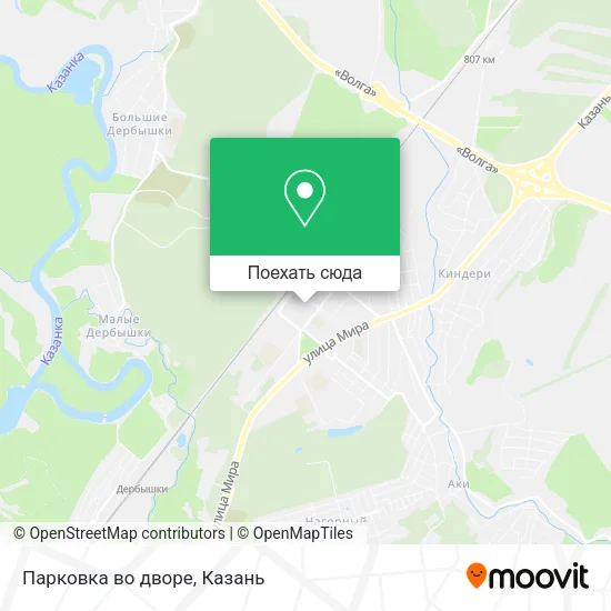 Карта Парковка во дворе