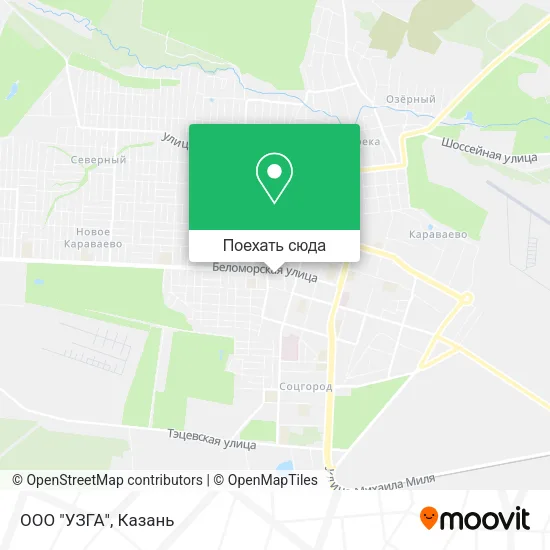 Карта ООО "УЗГА"