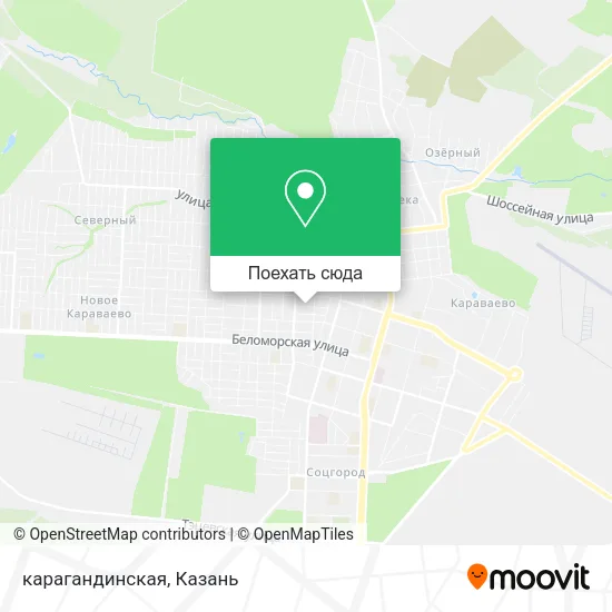 Карта карагандинская