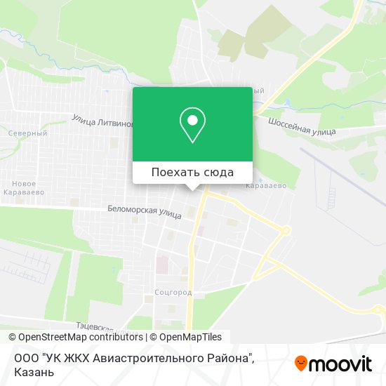 Карта ООО "УК ЖКХ Авиастроительного Района"