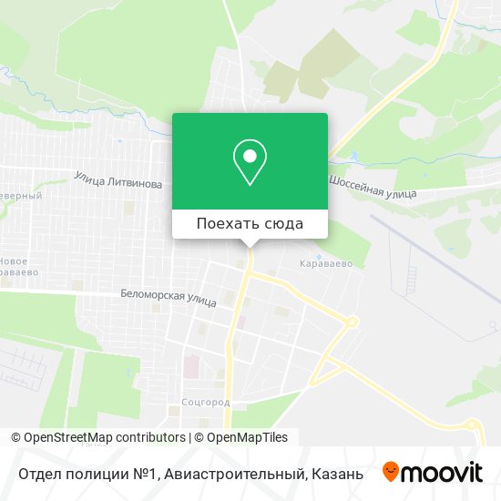 Карта Отдел полиции №1, Авиастроительный
